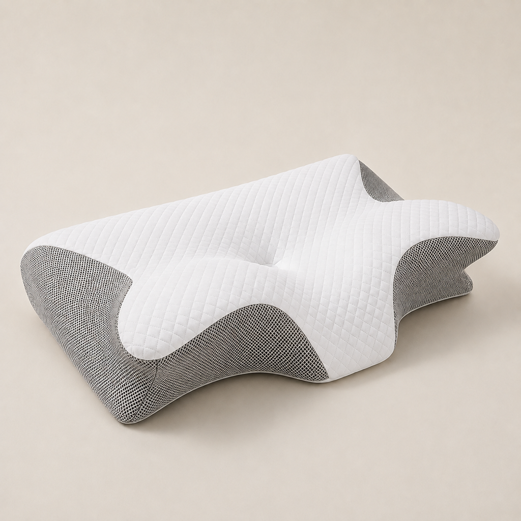 Aligneer Atlas | Contoured Memory Foam Pillow for Neck Support