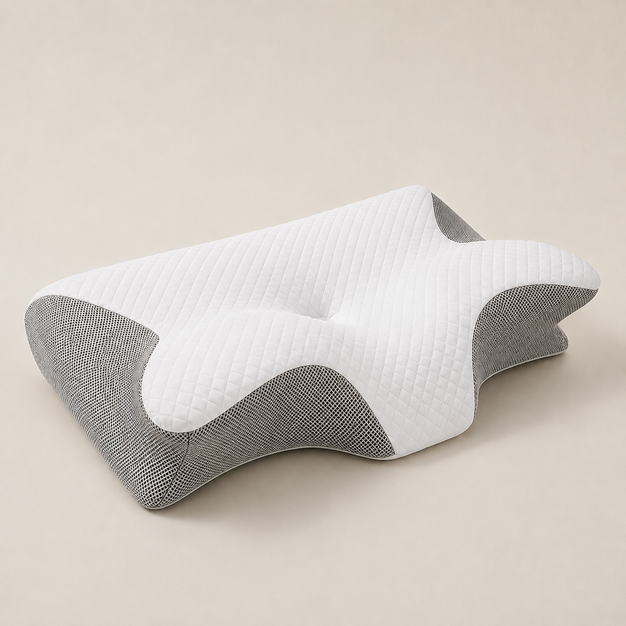 Aligneer Atlas | Contoured Memory Foam Pillow for Neck Support