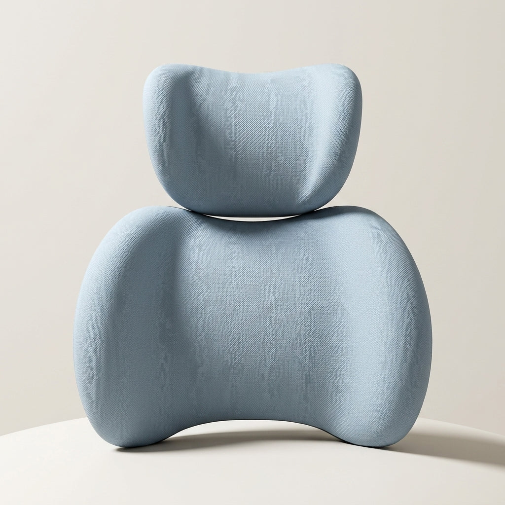 Aligneer Azure | Memory Foam Lumbar & Headrest Support