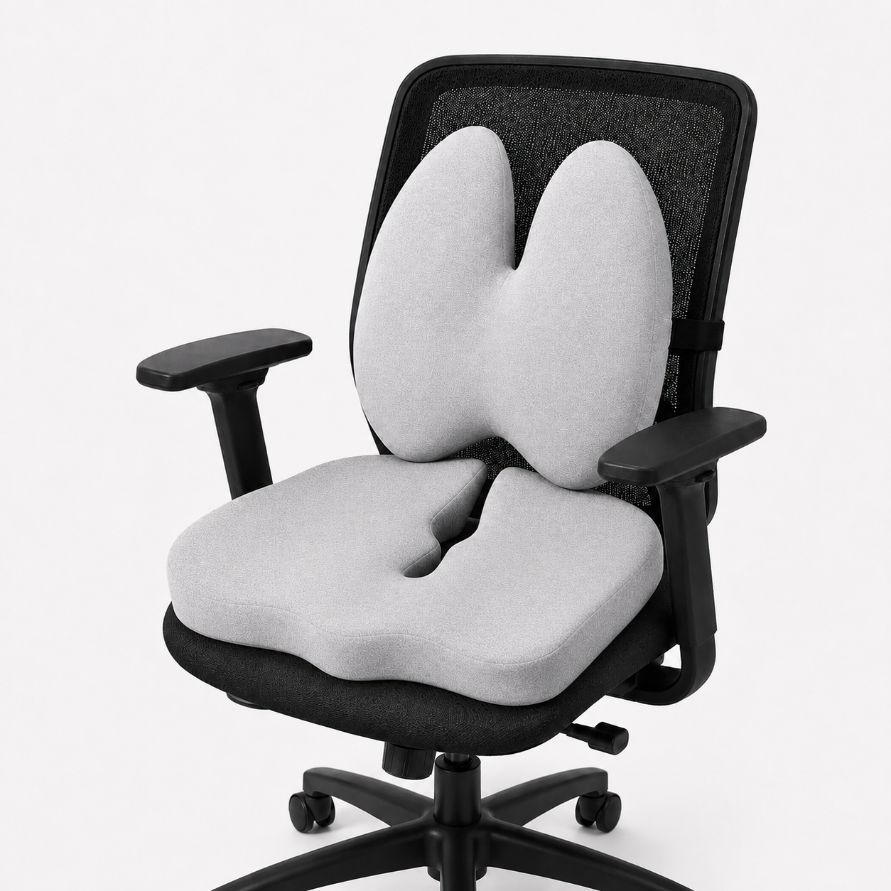 Aligneer Axiom Set | Memory Foam Lumbar Support for Everyday Chairs