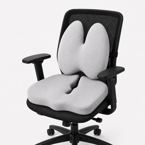 Aligneer Axiom Set | Memory Foam Lumbar Support for Everyday Chairs